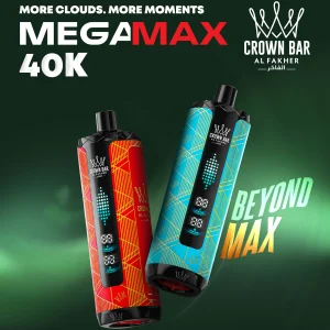 AL Fakher MEGAMAX 40,000-Puff Single-Flavor Disposable Vape - Adjustable Airflow & Dual Level Display