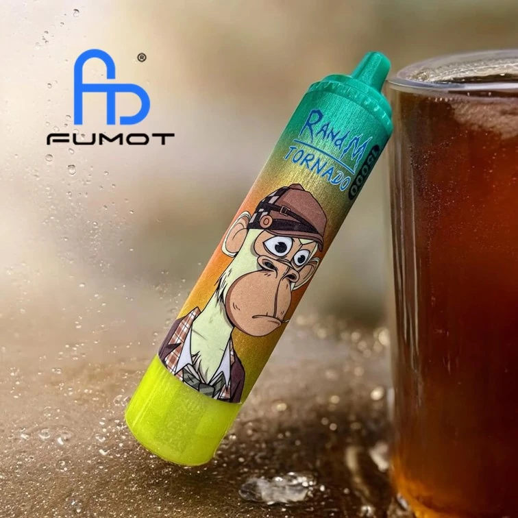 Hero poster for Fumot 15K Pineapple Ice showing a single device with pineapple and ice cubes.