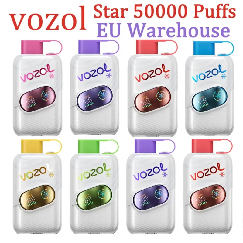 VOZOL Star Click 50K lineup image showing multiple compact device colors.